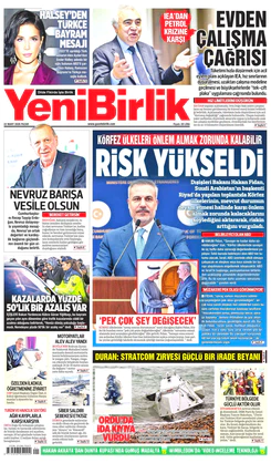 Yeni Birlik Gazetesi | 22 Mart 2026