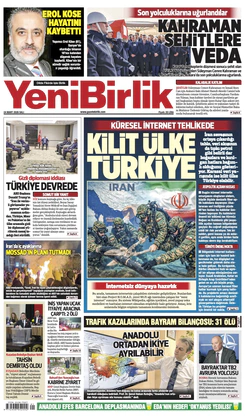 Yeni Birlik Gazetesi | 24 Mart 2026