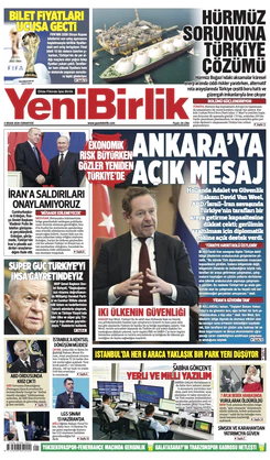Yeni Birlik Gazetesi | 4 Nisan 2026