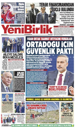 Yeni Birlik Gazetesi | 14 Nisan 2026