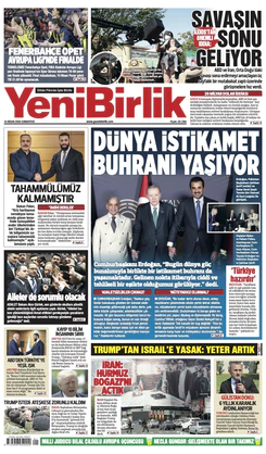 Yeni Birlik Gazetesi | 18 Nisan 2026