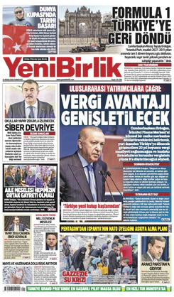 Yeni Birlik Gazetesi | 25 Nisan 2026