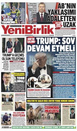 Yeni Birlik Gazetesi | 27 Nisan 2026