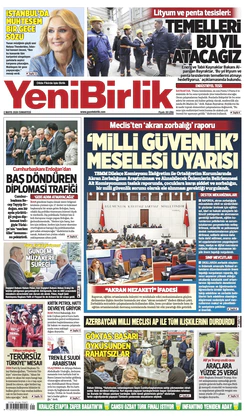 Yeni Birlik Gazetesi | 2 Mayıs 2026
