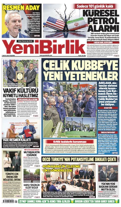 Yeni Birlik Gazetesi | 7 Mayıs 2026