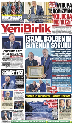 Yeni Birlik Gazetesi | 8 Mayıs 2026