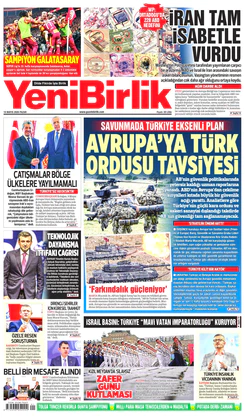 Yeni Birlik Gazetesi | 10 Mayıs 2026