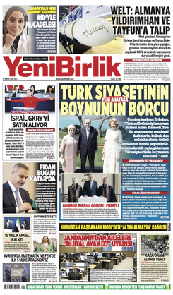 Yeni Birlik Gazetesi | 12 Mayıs 2026