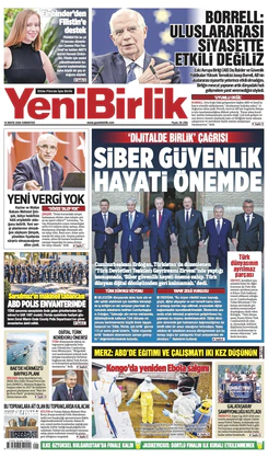 Yeni Birlik Gazetesi | 16 Mayıs 2026