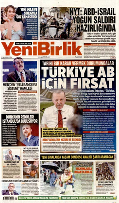 Yeni Birlik Gazetesi | 17 Mayıs 2026