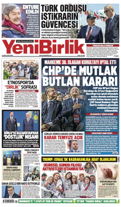 Yeni Birlik Gazetesi | 22 Mayıs 2026