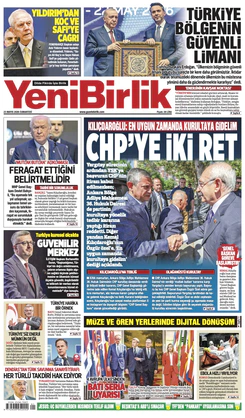 Yeni Birlik Gazetesi | 23 Mayıs 2026