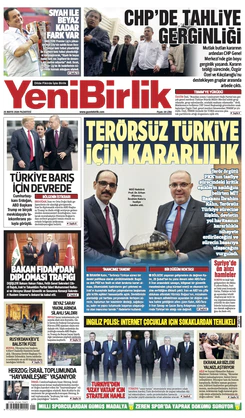 Yeni Birlik Gazetesi | 25 Mayıs 2026