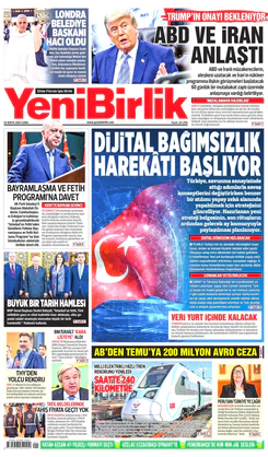 Yeni Birlik Gazetesi | 29 Mayıs 2026