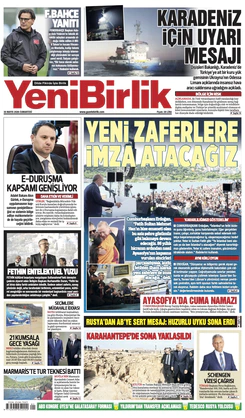 Yeni Birlik Gazetesi | 30 Mayıs 2026