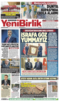 Yeni Birlik Gazetesi | 3 Haziran 2026