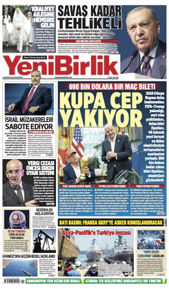Yeni Birlik Gazetesi | 7 Haziran 2026