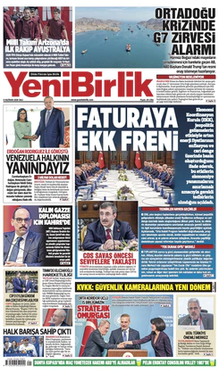Yeni Birlik Gazetesi | 9 Haziran 2026