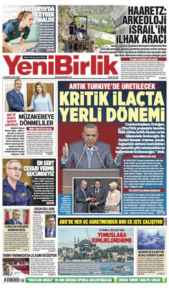 Yeni Birlik Gazetesi | 12 Haziran 2026