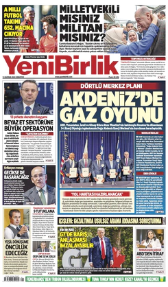 Yeni Birlik Gazetesi | 13 Haziran 2026