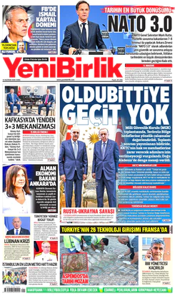 Yeni Birlik Gazetesi | 19 Haziran 2026
