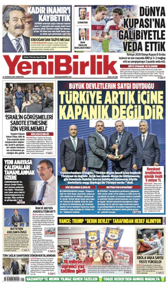 Yeni Birlik Gazetesi | 27 Haziran 2026