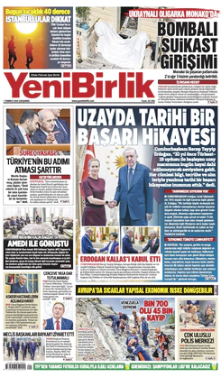 Yeni Birlik Gazetesi | 1 Temmuz 2026