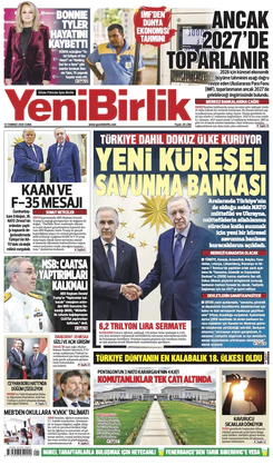 Yeni Birlik Gazetesi | 10 Temmuz 2026