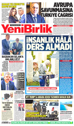 Yeni Birlik Gazetesi | 12 Temmuz 2026