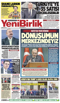 Yeni Birlik Gazetesi | 14 Temmuz 2026