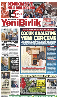 Yeni Birlik Gazetesi | 15 Temmuz 2026