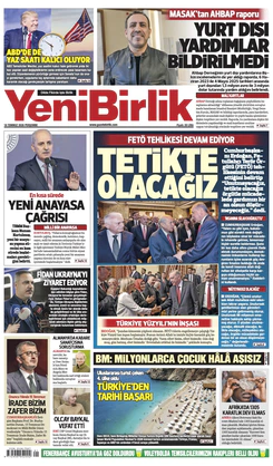 Yeni Birlik Gazetesi | 16 Temmuz 2026