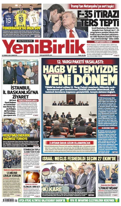 Yeni Birlik Gazetesi | 18 Temmuz 2026