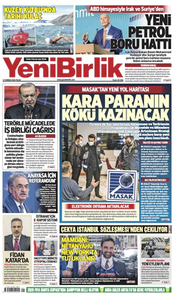 Yeni Birlik Gazetesi | 19 Temmuz 2026