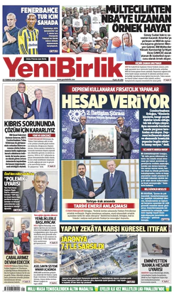 Yeni Birlik Gazetesi | 29 Temmuz 2026