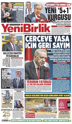 Yeni Birlik Gazetesi | 30 Temmuz 2026