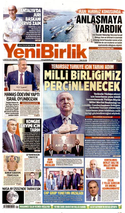 Yeni Birlik Gazetesi | 6 Ağustos 2026