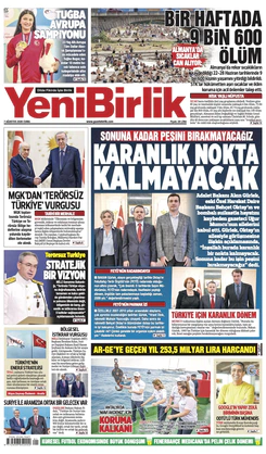 Yeni Birlik Gazetesi | 7 Ağustos 2026