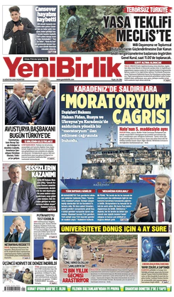 Yeni Birlik Gazetesi | 10 Ağustos 2026