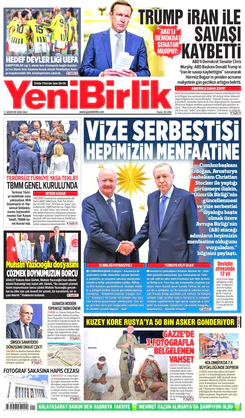 Yeni Birlik Gazetesi | 11 Ağustos 2026