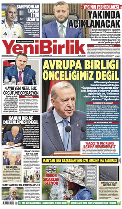 Yeni Birlik Gazetesi | 18 Ağustos 2026