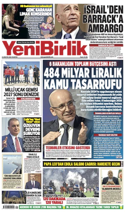 Yeni Birlik Gazetesi | 24 Ağustos 2026