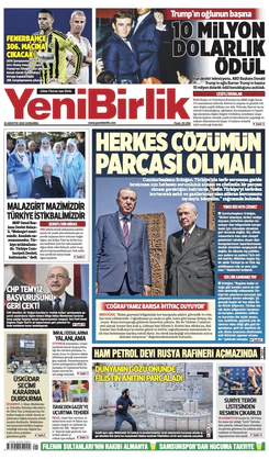 Yeni Birlik Gazetesi | 26 Ağustos 2026