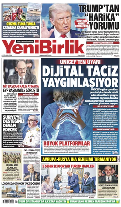 Yeni Birlik Gazetesi | 4 Eylül 2026