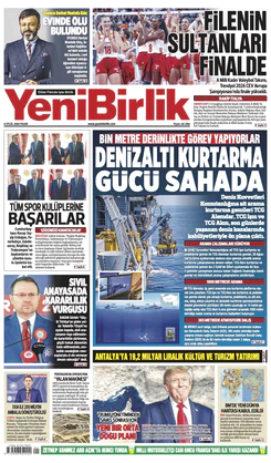 Yeni Birlik Gazetesi | 6 Eylül 2026