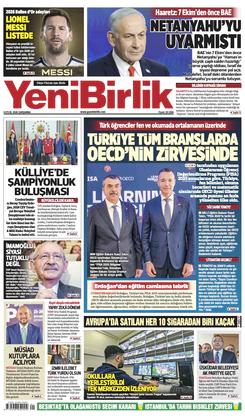 Yeni Birlik Gazetesi | 9 Eylül 2026