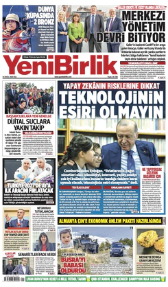 Yeni Birlik Gazetesi | 15 Eylül 2026