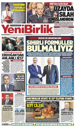 Yeni Birlik Gazetesi | 16 Eylül 2026