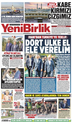 Yeni Birlik Gazetesi | 17 Eylül 2026