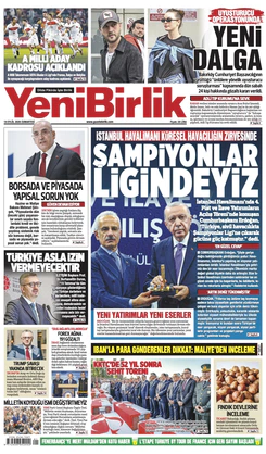 Yeni Birlik Gazetesi | 19 Eylül 2026